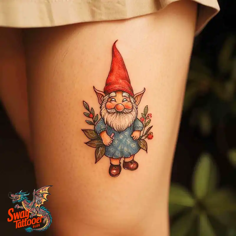 150 Best Gnome Tattoos: Quirky Designs that Bring Magic 146 gnome tattoo