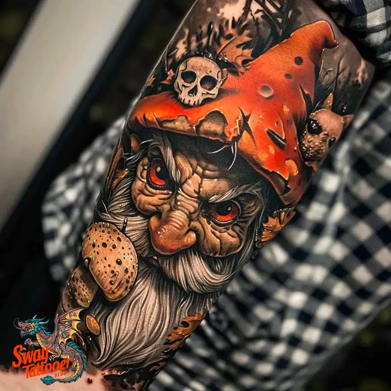 150 Best Gnome Tattoos: Quirky Designs that Bring Magic 40 gnome tattoo