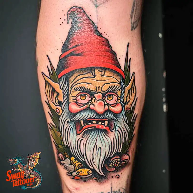 150 Best Gnome Tattoos: Quirky Designs that Bring Magic 28 gnome tattoo