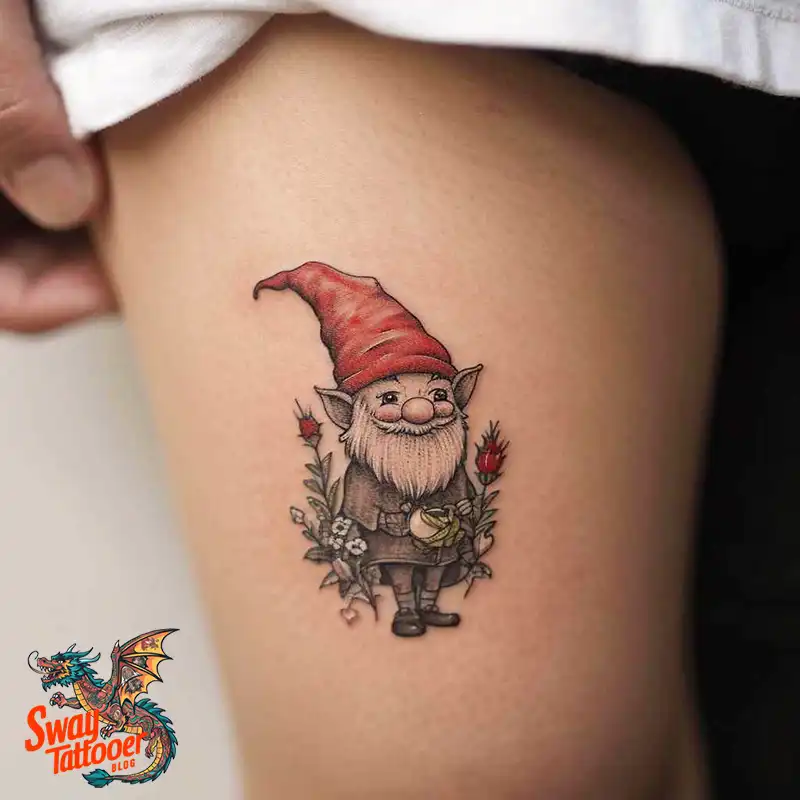 150 Best Gnome Tattoos: Quirky Designs that Bring Magic 34 gnome tattoo