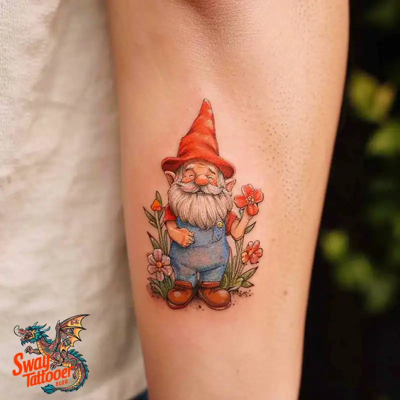 150 Best Gnome Tattoos: Quirky Designs that Bring Magic 21 gnome tattoo