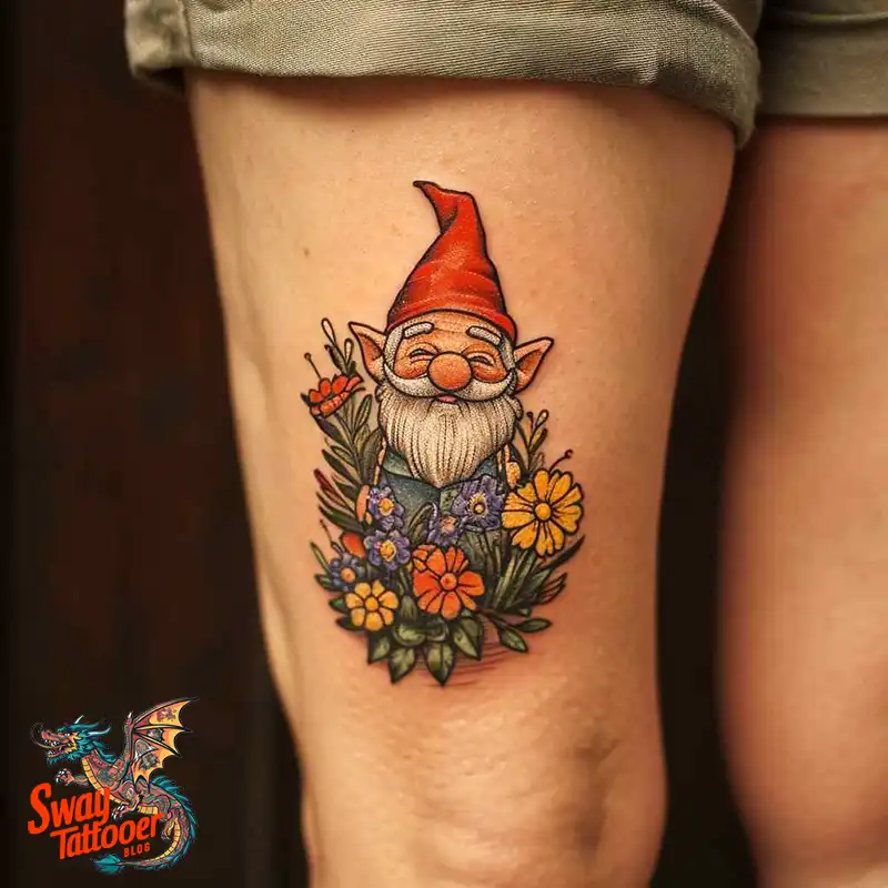 150 Best Gnome Tattoos: Quirky Designs that Bring Magic 20 gnome tattoo