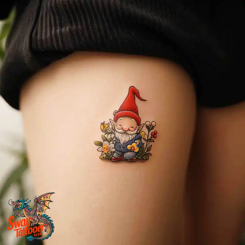 150 Best Gnome Tattoos: Quirky Designs that Bring Magic 19 gnome tattoo