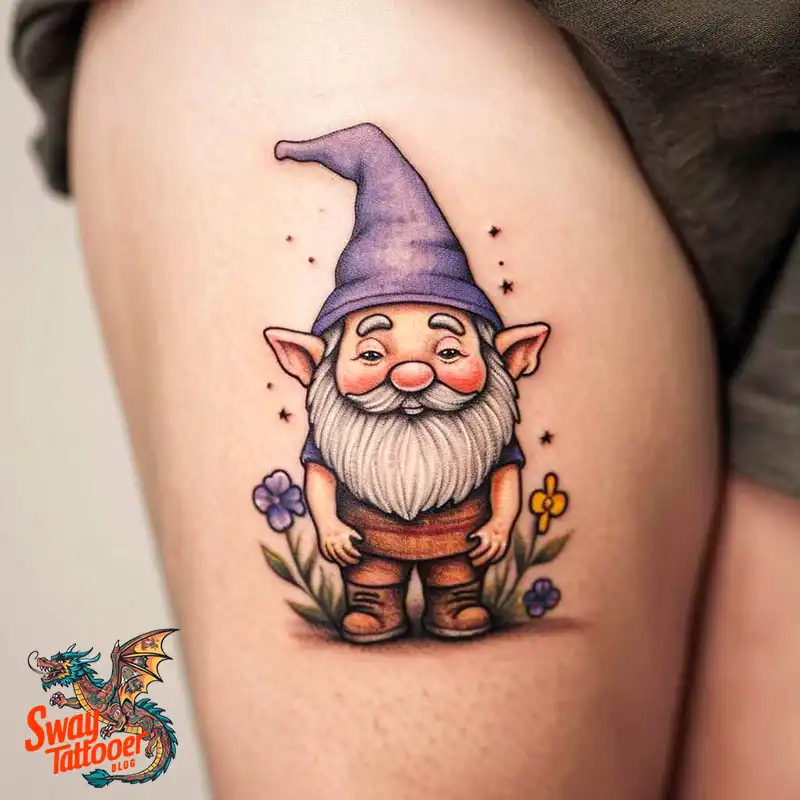 150 Best Gnome Tattoos: Quirky Designs that Bring Magic 13 gnome tattoo