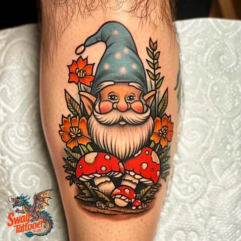 150 Best Gnome Tattoos: Quirky Designs that Bring Magic 10 gnome tattoo