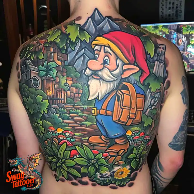 150 Best Gnome Tattoos: Quirky Designs that Bring Magic 8 gnome tattoo