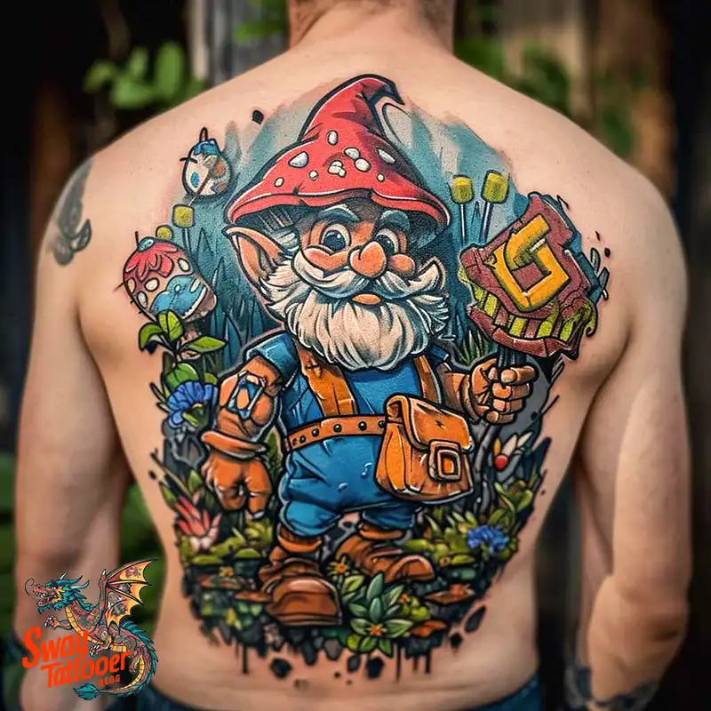 150 Best Gnome Tattoos: Quirky Designs that Bring Magic 6 gnome tattoo
