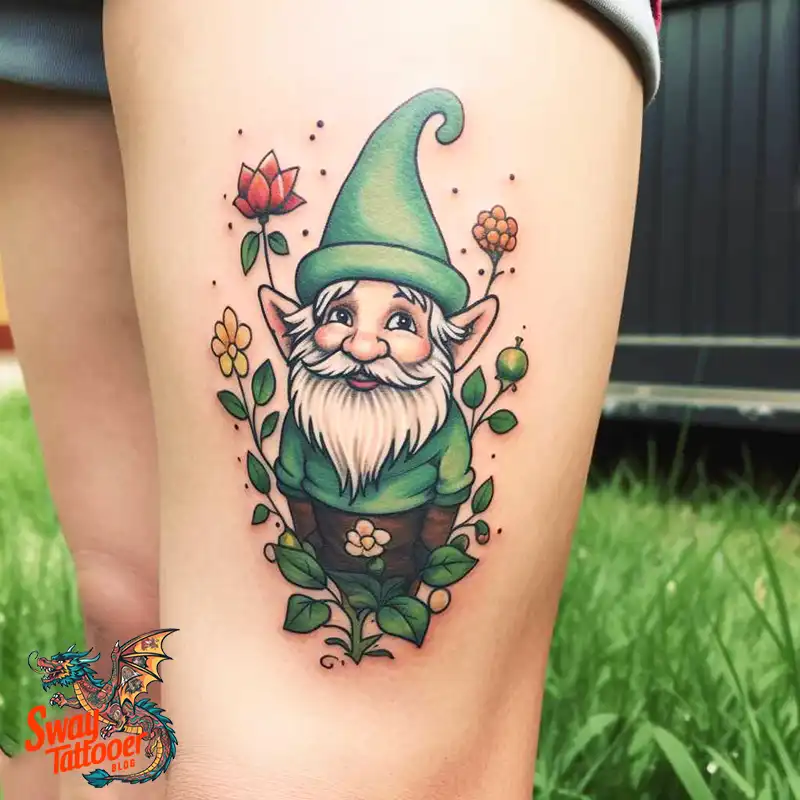 150 Best Gnome Tattoos: Quirky Designs that Bring Magic 125 gnome tattoo