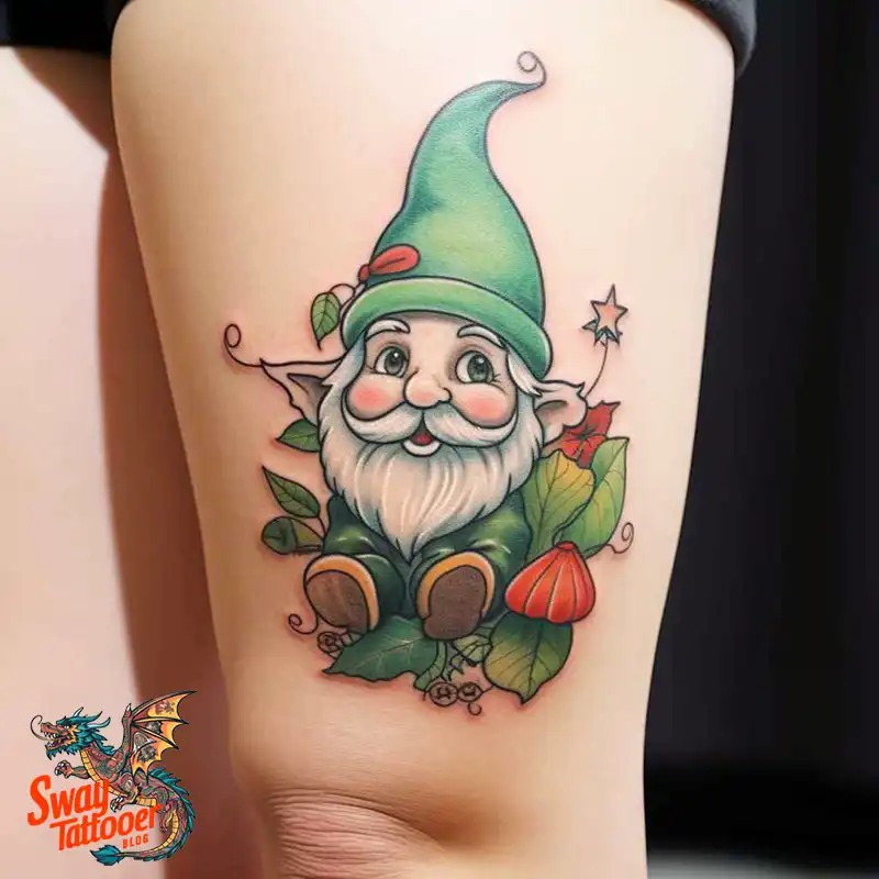 150 Best Gnome Tattoos: Quirky Designs that Bring Magic 124 gnome tattoo