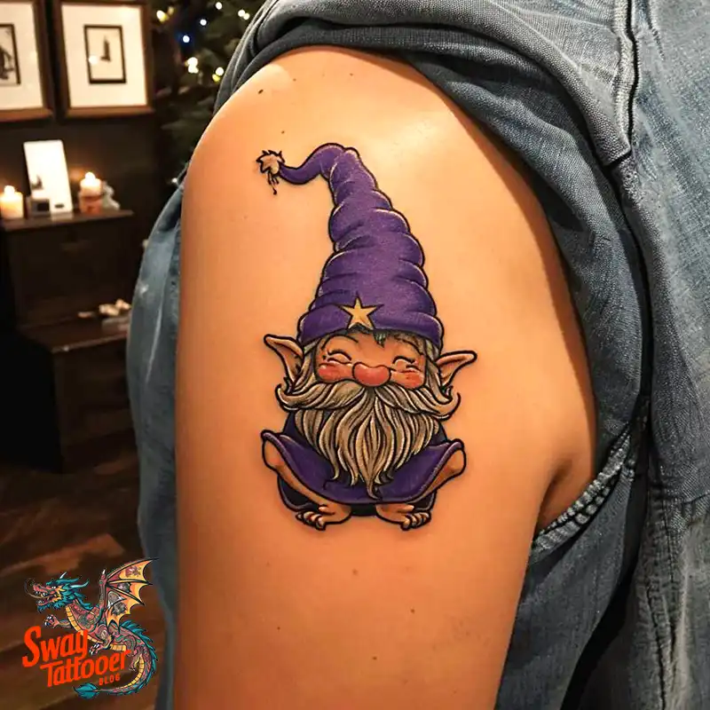 150 Best Gnome Tattoos: Quirky Designs that Bring Magic 110 gnome tattoo
