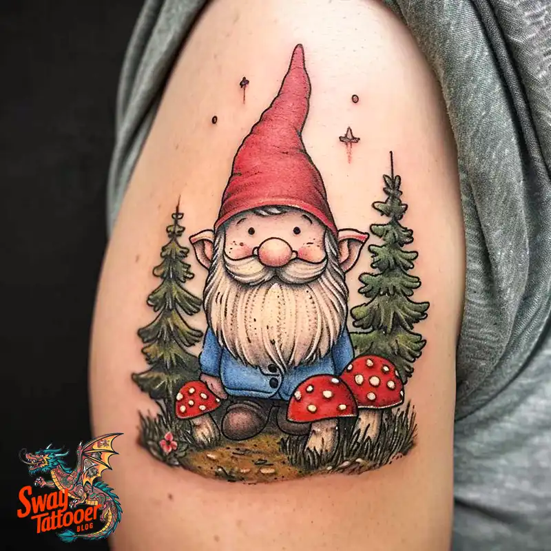 150 Best Gnome Tattoos: Quirky Designs that Bring Magic 150 gnome tattoo