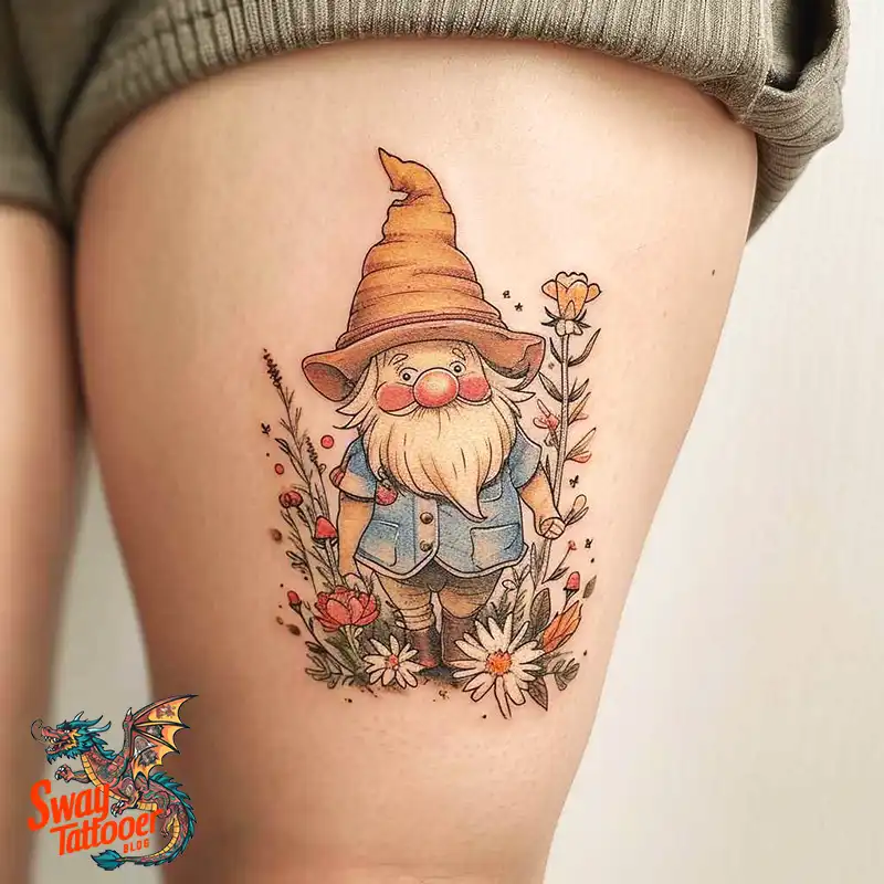150 Best Gnome Tattoos: Quirky Designs that Bring Magic 94 gnome tattoo