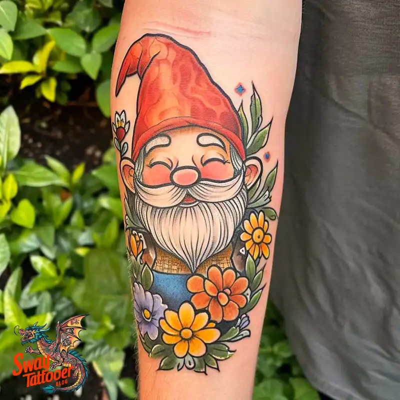 150 Best Gnome Tattoos: Quirky Designs that Bring Magic 88 gnome tattoo