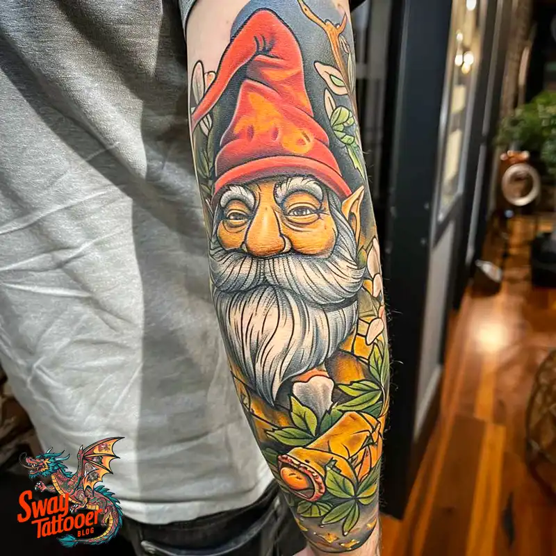 150 Best Gnome Tattoos: Quirky Designs that Bring Magic 80 gnome tattoo