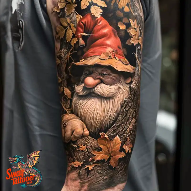 150 Best Gnome Tattoos: Quirky Designs that Bring Magic 79 gnome tattoo
