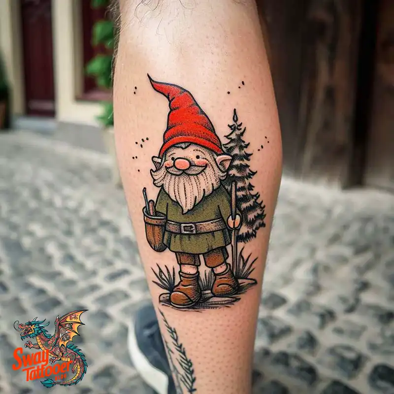 150 Best Gnome Tattoos: Quirky Designs that Bring Magic 76 gnome tattoo