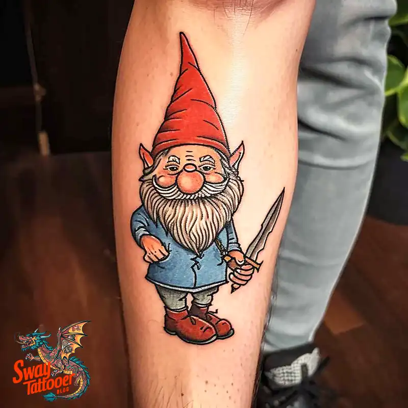 150 Best Gnome Tattoos: Quirky Designs that Bring Magic 73 gnome tattoo