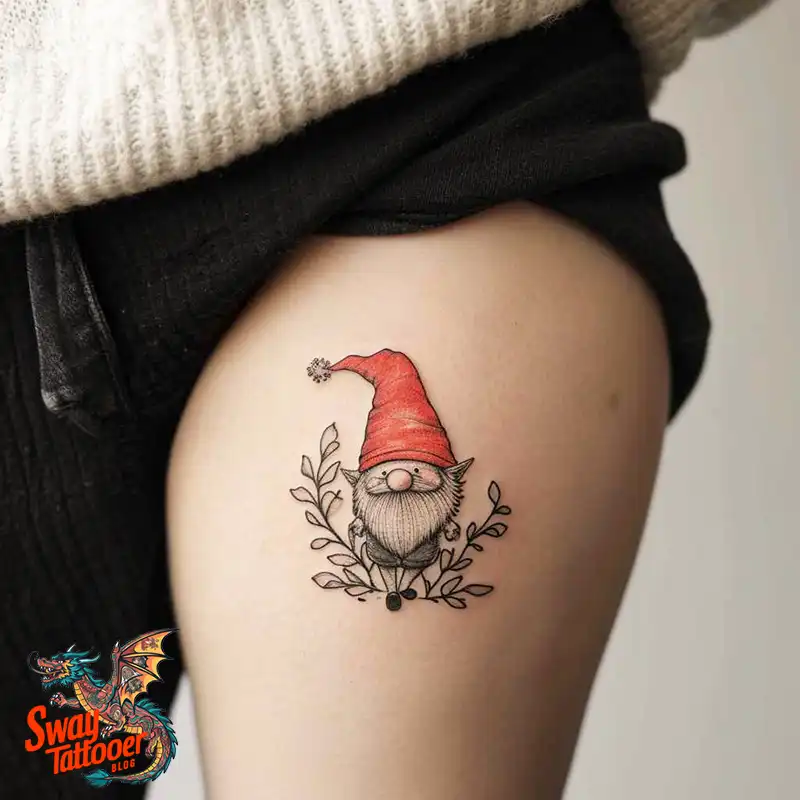 150 Best Gnome Tattoos: Quirky Designs that Bring Magic 61 gnome tattoo