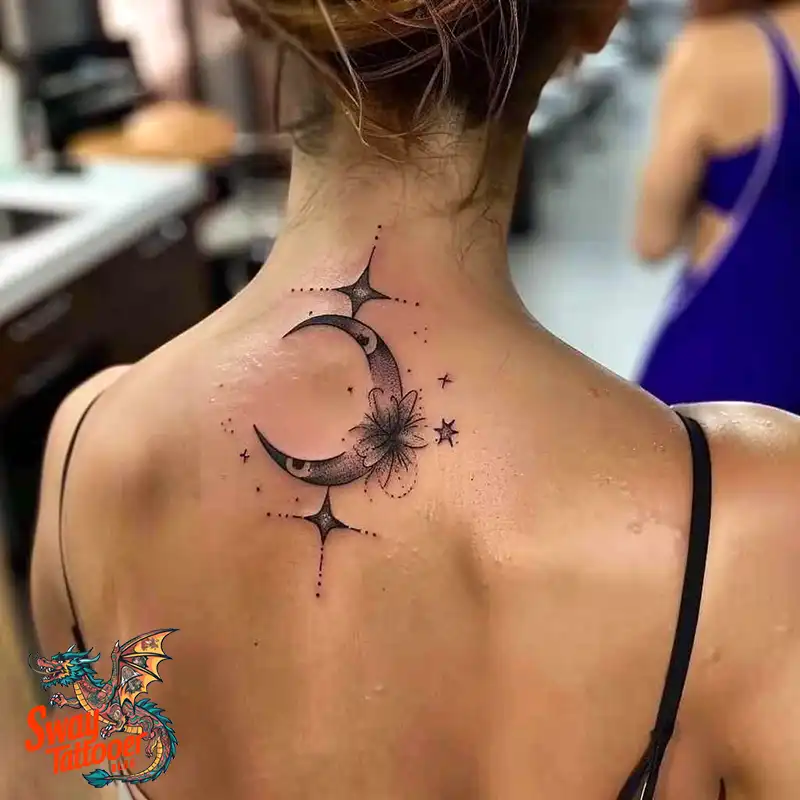 150 Best Moon and Stars Tattoo Ideas: Celestial Ink 22 moon and stars tattoo