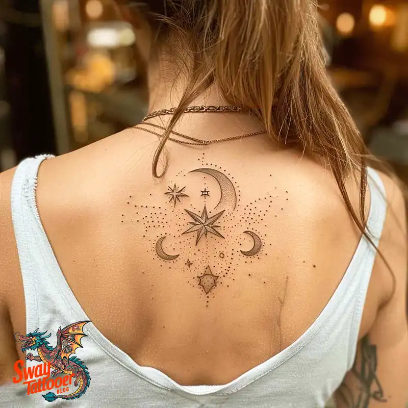 150 Best Moon and Stars Tattoo Ideas: Celestial Ink 15 moon and stars tattoo