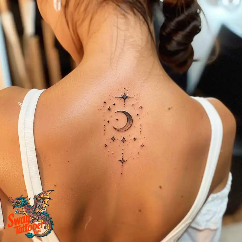 150 Best Moon and Stars Tattoo Ideas: Celestial Ink 14 moon and stars tattoo