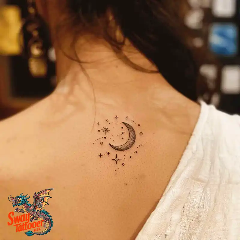 150 Best Moon and Stars Tattoo Ideas: Celestial Ink 7 moon and stars tattoo