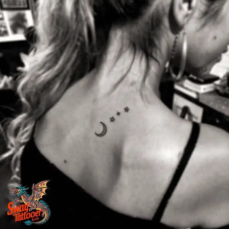 150 Best Moon and Stars Tattoo Ideas: Celestial Ink 6 moon and stars tattoo