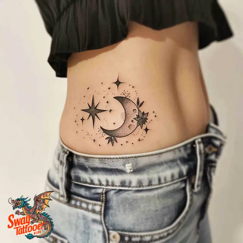 150 Best Moon and Stars Tattoo Ideas: Celestial Ink 110 moon and stars tattoo