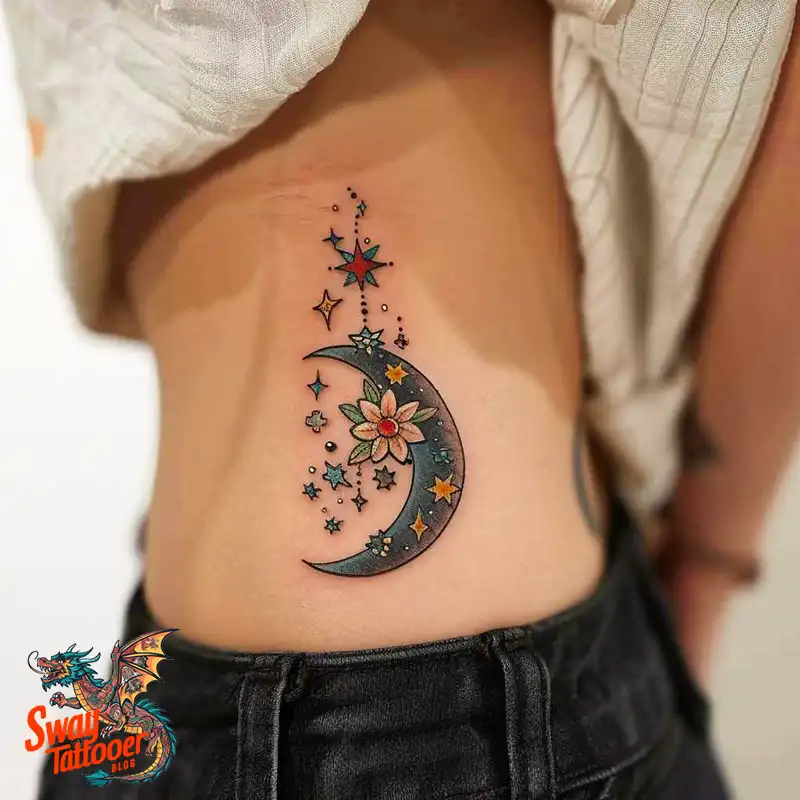 150 Best Moon and Stars Tattoo Ideas: Celestial Ink 109 moon and stars tattoo
