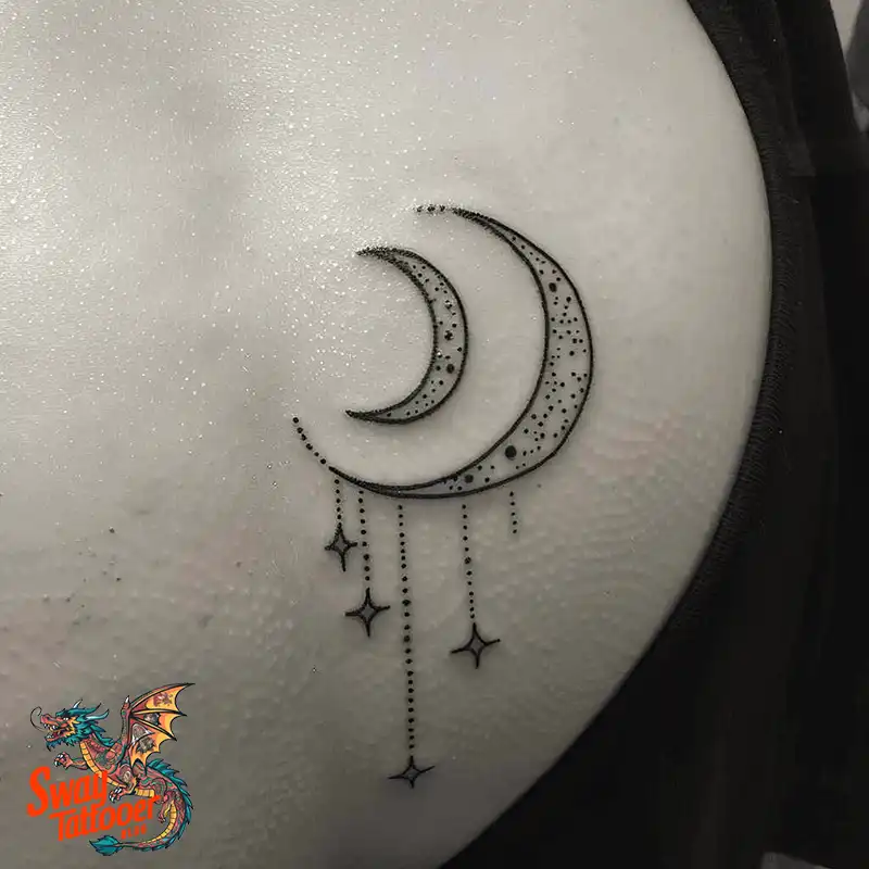 150 Best Moon and Stars Tattoo Ideas: Celestial Ink 104 moon and stars tattoo