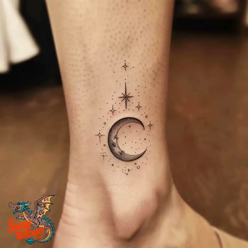 150 Best Moon and Stars Tattoo Ideas: Celestial Ink 98 moon and stars tattoo