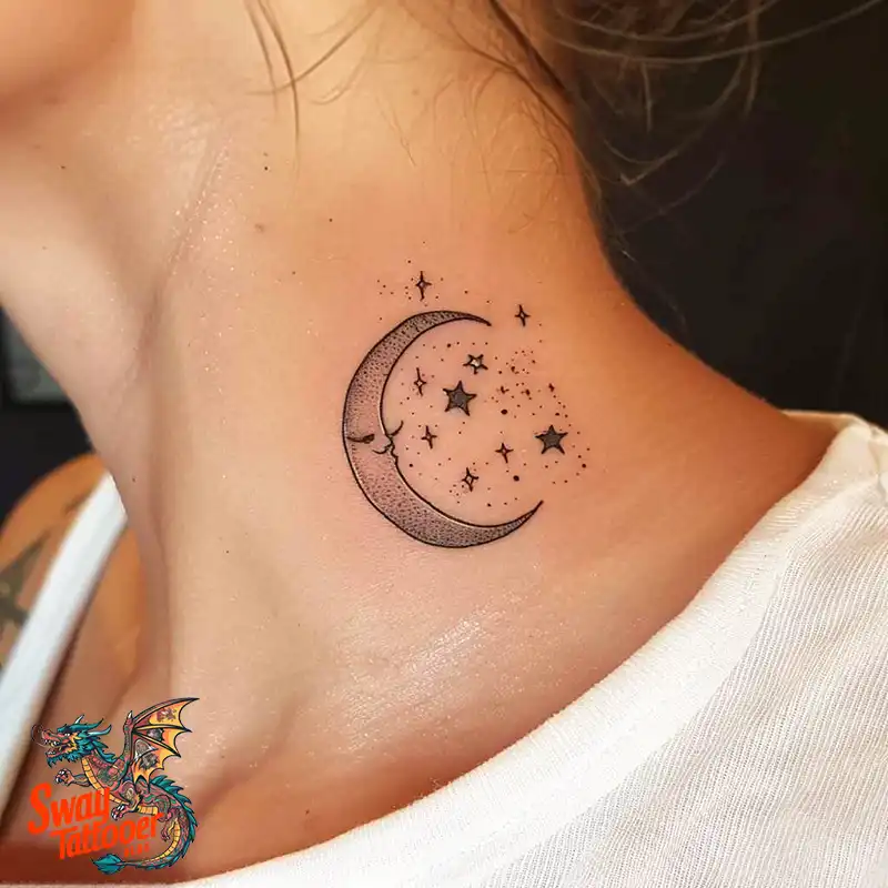 150 Best Moon and Stars Tattoo Ideas: Celestial Ink 101 moon and stars tattoo
