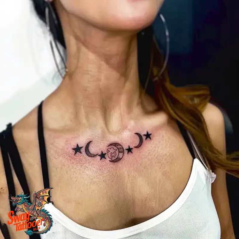 150 Best Moon and Stars Tattoo Ideas: Celestial Ink 88 moon and stars tattoo