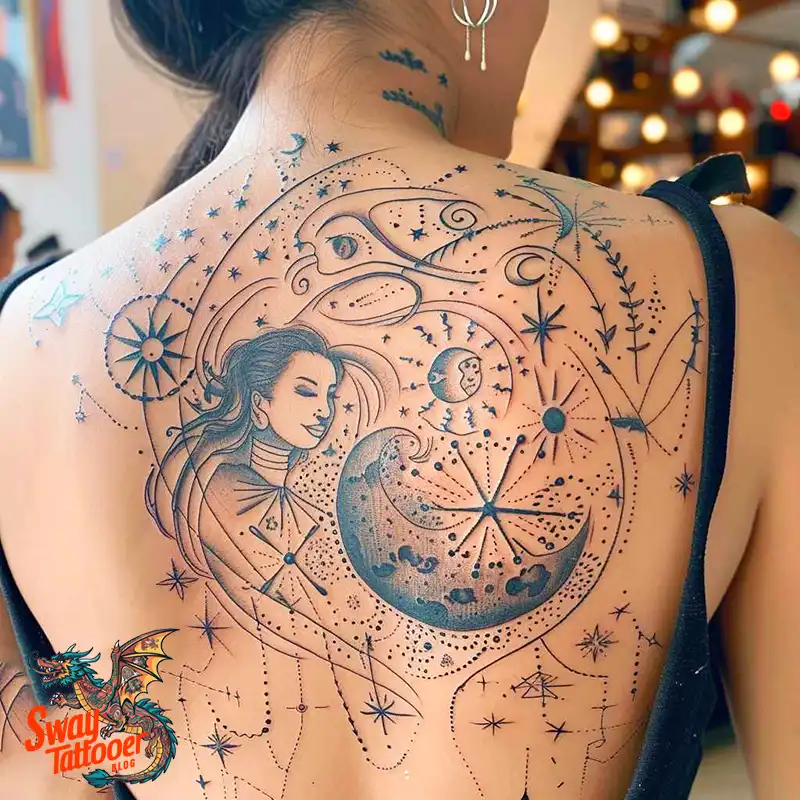 150 Best Moon and Stars Tattoo Ideas: Celestial Ink 65 moon and stars tattoo