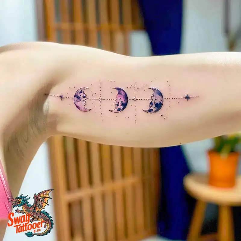 150 Best Moon and Stars Tattoo Ideas: Celestial Ink 53 moon and stars tattoo