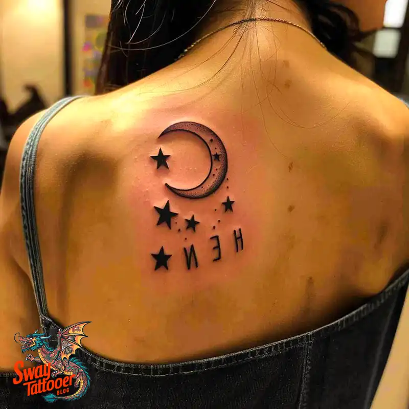 150 Best Moon and Stars Tattoo Ideas: Celestial Ink 47 moon and stars tattoo