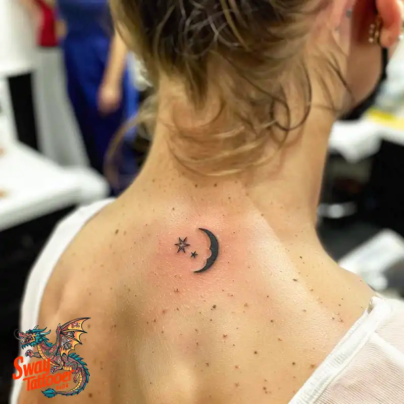 150 Best Moon and Stars Tattoo Ideas: Celestial Ink 40 moon and stars tattoo