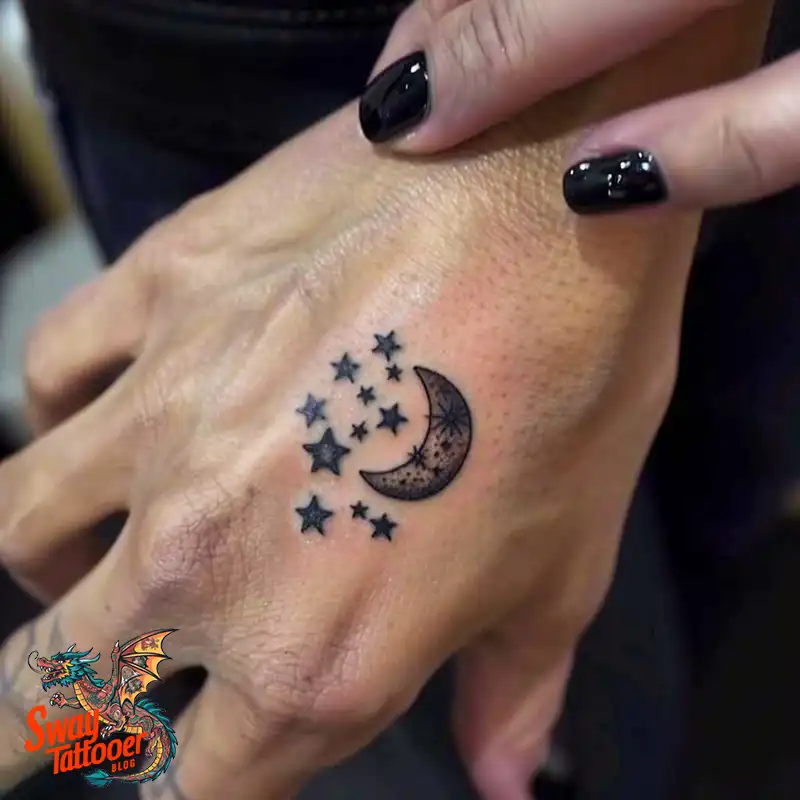 150 Best Moon and Stars Tattoo Ideas: Celestial Ink 39 moon and stars tattoo