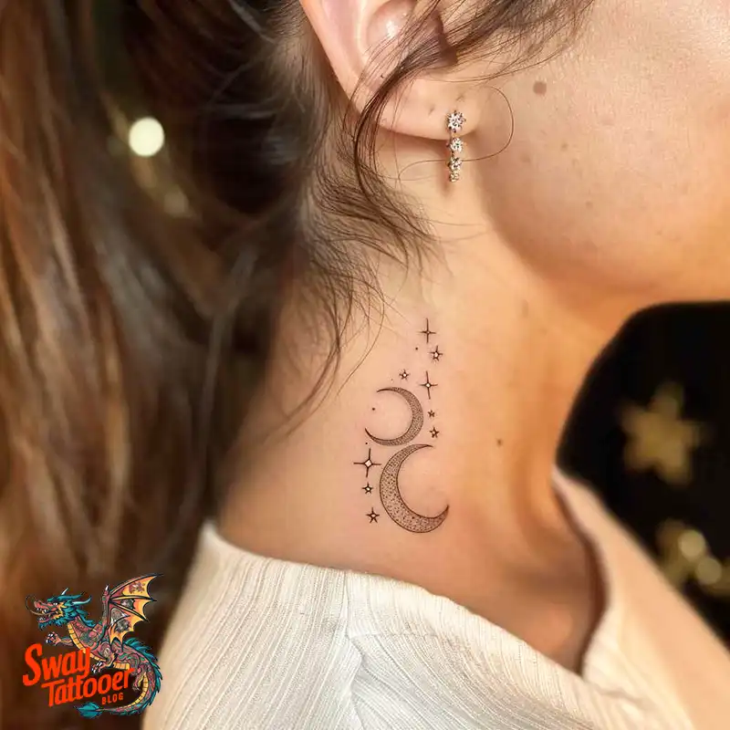 150 Best Moon and Stars Tattoo Ideas: Celestial Ink 36 moon and stars tattoo