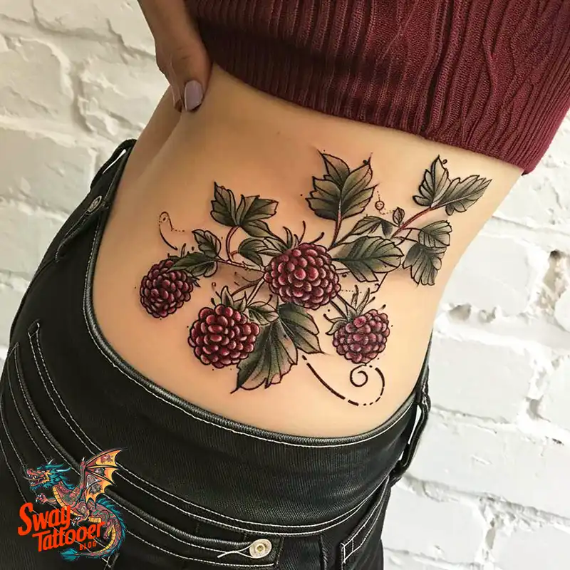 150 Raspberry Tattoo Ideas: Juicy Designs & Vibrant Meaning 45 raspberry tattoo