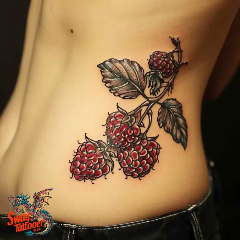 150 Raspberry Tattoo Ideas: Juicy Designs & Vibrant Meaning 44 raspberry tattoo