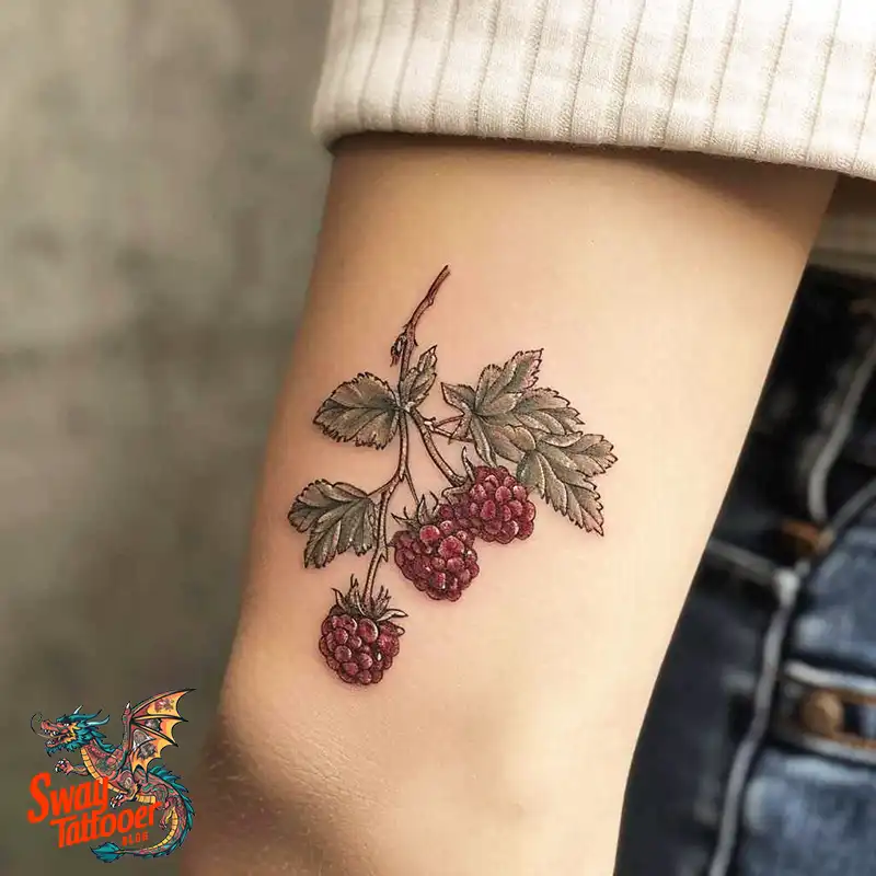 150 Raspberry Tattoo Ideas: Juicy Designs & Vibrant Meaning 43 raspberry tattoo