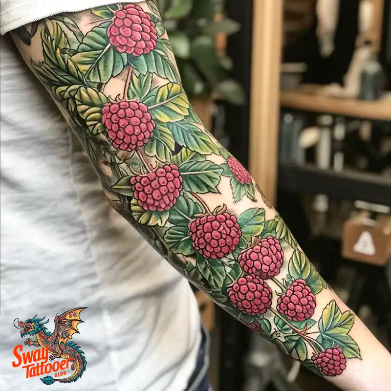 150 Raspberry Tattoo Ideas: Juicy Designs & Vibrant Meaning 40 raspberry 103