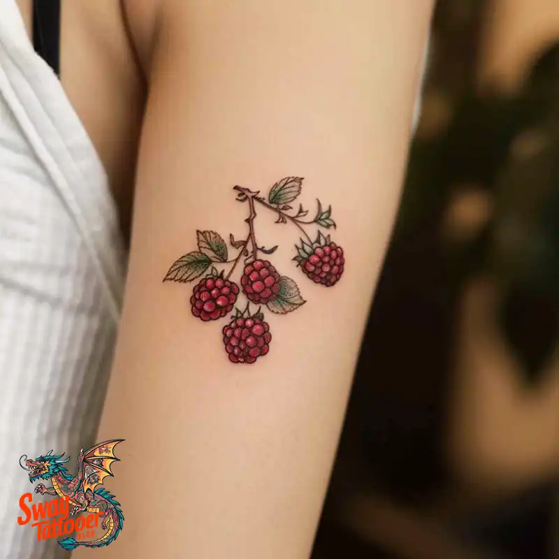 150 Raspberry Tattoo Ideas: Juicy Designs & Vibrant Meaning 34 raspberry 109