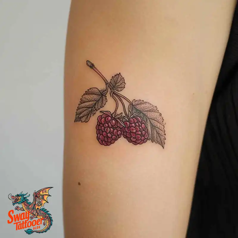 150 Raspberry Tattoo Ideas: Juicy Designs & Vibrant Meaning 35 raspberry tattoo
