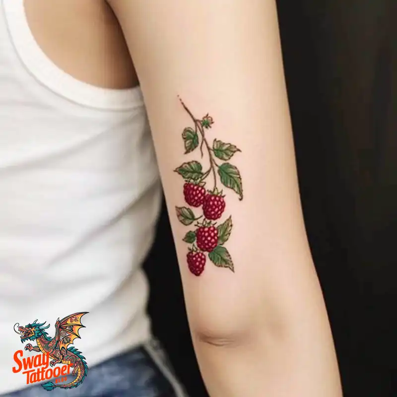 150 Raspberry Tattoo Ideas: Juicy Designs & Vibrant Meaning 36 raspberry 111