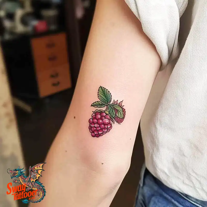 150 Raspberry Tattoo Ideas: Juicy Designs & Vibrant Meaning 33 raspberry tattoo