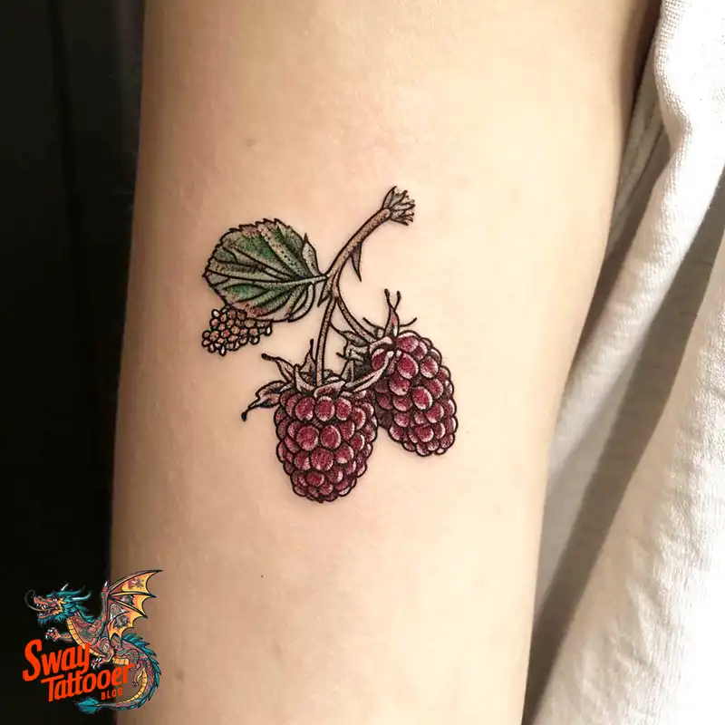 150 Raspberry Tattoo Ideas: Juicy Designs & Vibrant Meaning 31 raspberry tattoo