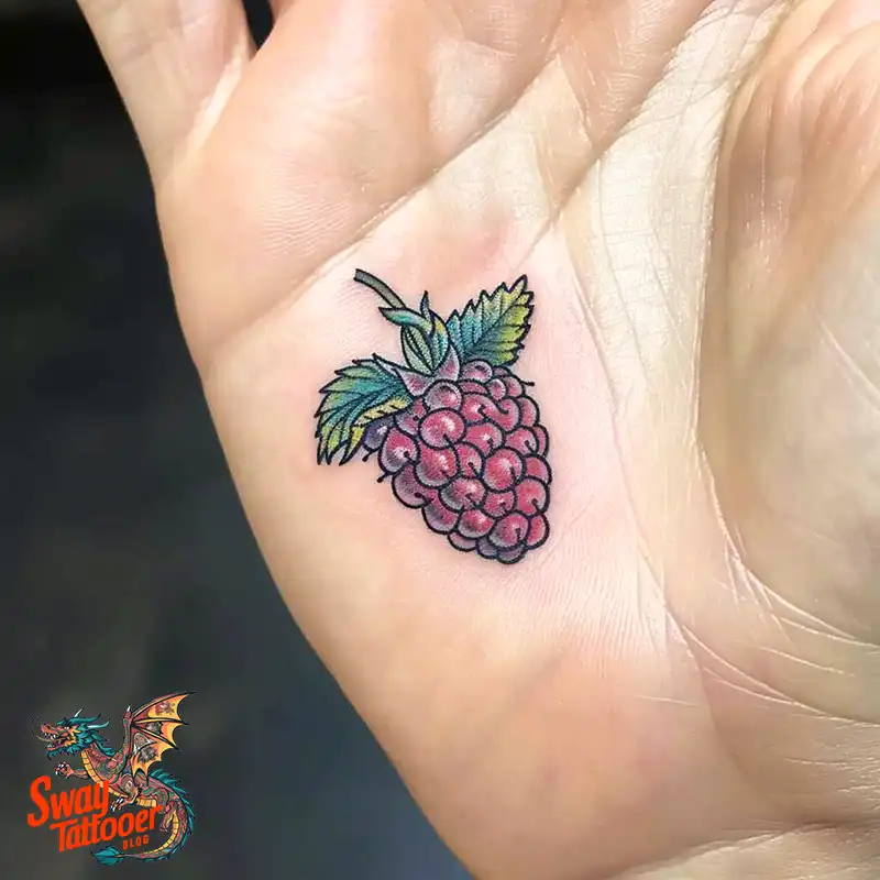 150 Raspberry Tattoo Ideas: Juicy Designs & Vibrant Meaning 26 raspberry tattoo