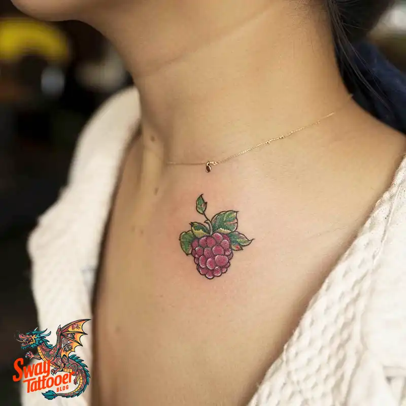 150 Raspberry Tattoo Ideas: Juicy Designs & Vibrant Meaning 27 raspberry tattoo